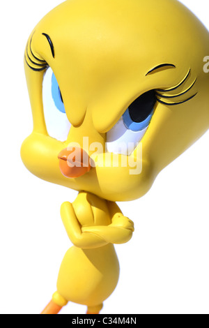 Tweetie Pie Cartoon Charakter Vogel Stockfoto