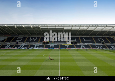 Das Liberty Stadium in Swansea - Heimat von Swansea City Football Club und der Fischadler Rugby Club. Stockfoto