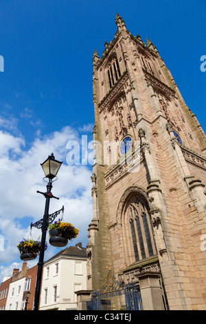 Die Kathedrale von Allerheiligen bekannt als Derby Kathedrale Derby Stadtzentrum Derbyshire England GB UK EU Europa Stockfoto