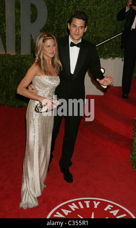 Jennifer Aniston und John Mayer die 81st Annual Academy Awards (Oscars) - Vanity Fair Party Hollywood, Kalifornien - 22.02.09 Stockfoto