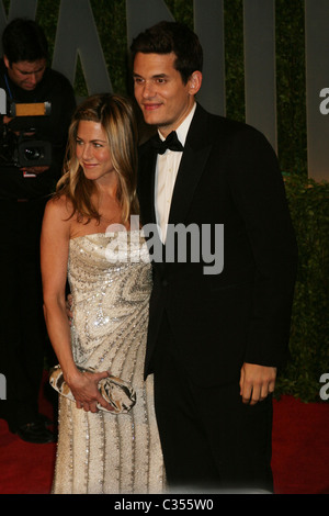 Jennifer Aniston und John Mayer die 81st Annual Academy Awards (Oscars) - Vanity Fair Party Hollywood, Kalifornien - 22.02.09 Stockfoto