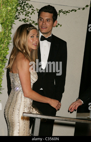 John Mayer und Jennifer Aniston die 81st Annual Academy Awards (Oscars) - Vanity Fair Party Hollywood, Kalifornien - 22.02.09 Stockfoto