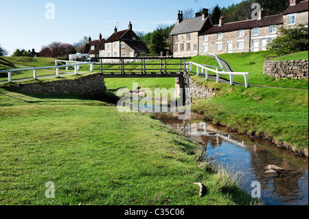 Hutton Beck, Hutton-le-Hole Dorf Stockfoto