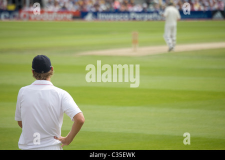 Vierte Ashes Cricket Testspiel Deutschland gegen England statt in Headingly England Stockfoto
