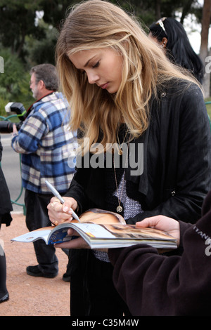 Tori Praver Sports Illustrated Swimsuit Pressekonferenz auf der Las Vegas Strip Las Vegas, Nevada - 12.02.09 Stockfoto