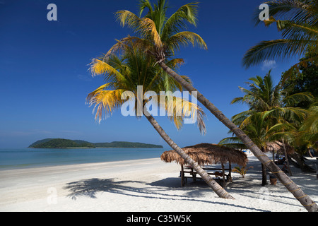 Tropischer Traumstrand am Pantai Cenang auf Langkawi, Malaysia 14 Stockfoto