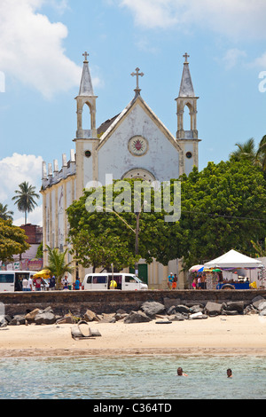 Kirche in Itaparica, Salvador, Brasilien Stockfoto