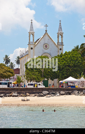 Kirche in Itaparica, Salvador, Brasilien Stockfoto