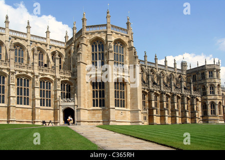 Windsor Castle, St. Georg-Kapelle Stockfoto