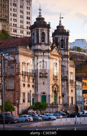 Iglesia de Nuestra Senora da Conceicao da Praia Church, Cidade Baixa (Unterstadt), Salvador, Brasilien Stockfoto