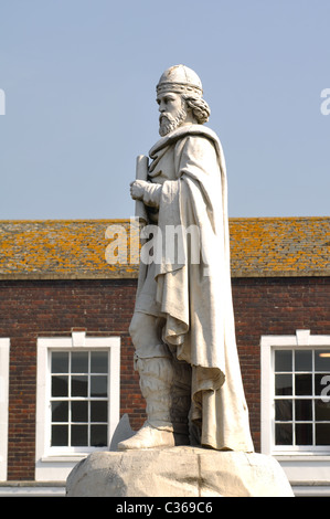 Alfred der große Statue, Wantage, Oxfordshire, England, UK Stockfoto