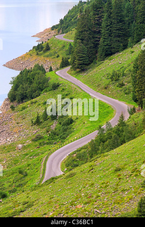 Kaunertaler Gletscherstraße - Kaunertaler Gletscher Talstraße 09 Stockfoto