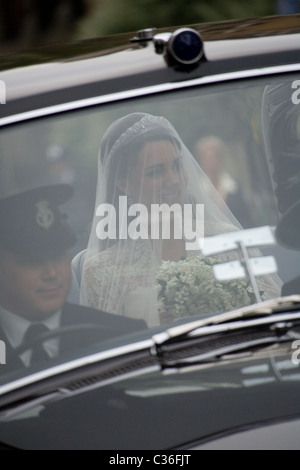 Die Hochzeit des britischen royal seine königliche Hoheit Prinz William von Wales und Miss Catherine Middleton in London am 29.04.2011 Stockfoto