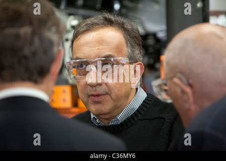 Chrysler CEO Sergio Marchionne Stockfoto