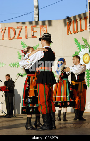 Die Beskiden Kultur Woche (TKB), Polen Stadt Szczyrk, International Folk Meetings Stockfoto