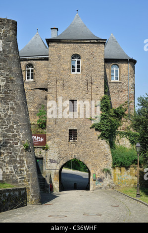 Die Stadt Tor Trois Tours / drei Türme in Luxemburg, Großherzogtum Luxemburg Stockfoto