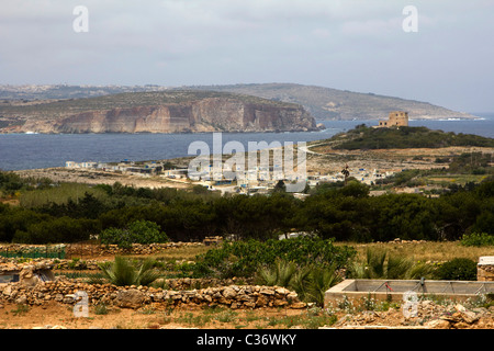 Marfa Ridge Spaziergang Insel malta Stockfoto