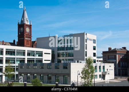 Campus der Universität Liverpool. Liverpool. England. Stockfoto