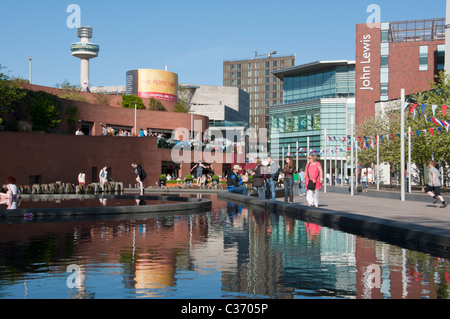 Liverpool One - einkaufen, wohnen und Freizeit-Komplex. Liverpool. England. Stockfoto