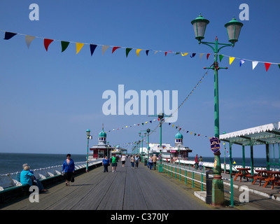 Entworfen von Eugenius Birke Nordpier eröffnete 1863 Blackpool Lancashire UK Stockfoto