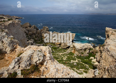 Marfa Ridge Spaziergang Insel malta Stockfoto