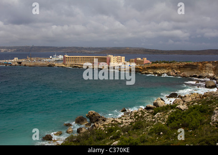 Marfa Ridge Spaziergang Insel malta Stockfoto