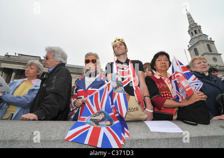 William und Kate Royal Wedding 29. April 2011 Stockfoto