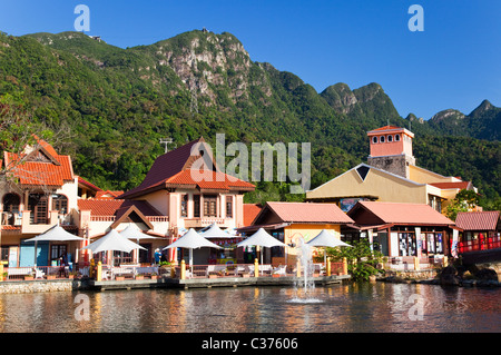 Oriental Village und Seilbahn Langkawi Malaysia Stockfoto