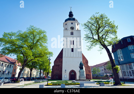 Paul-Gerhardt-Kirche, Luebben, Spreewald, Brandenburg, Deutschland Stockfoto