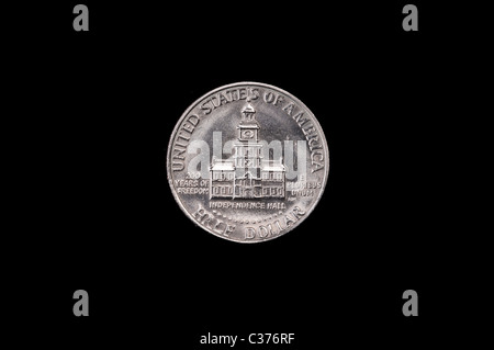 Halben US-Dollar-Münze Stockfoto