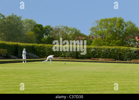 Bowling Green in Hampstead Heath, London, UK Stockfoto