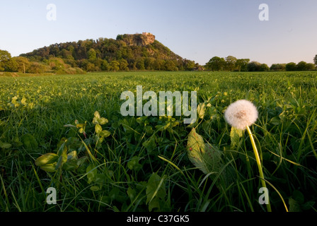 Abends Blick auf Beeston Schloß Cheshire England Stockfoto