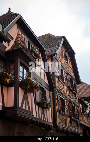 Schöne traditionelle elsässische Haus Stockfoto