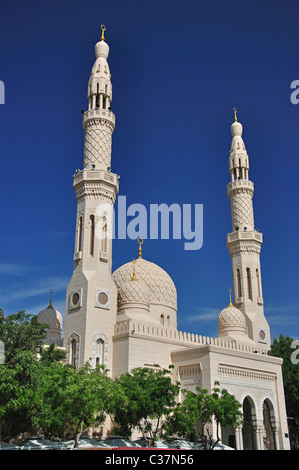 Jumeirah Moschee, Al-Jumeirah Road, Jumeirah, Dubai, Vereinigte Arabische Emirate Stockfoto