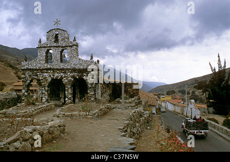 Stein Kapelle Capilla de Piedra, Mucuchies, Venezuela Stockfoto