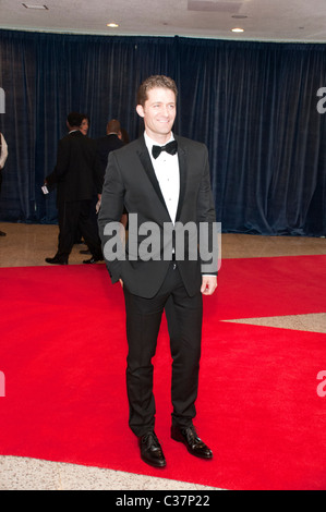 Matthew Morrison kommt für die White House Correspondents' Association Dinner. Stockfoto