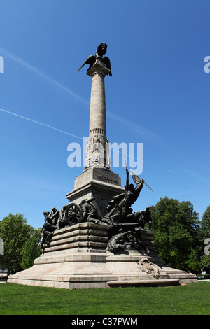 Das Denkmal für die Helden des Unabhängigkeitskrieges in Porto, Portugal. Stockfoto