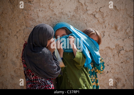 Junge Mädchen in Helmand, Afghanistan Stockfoto