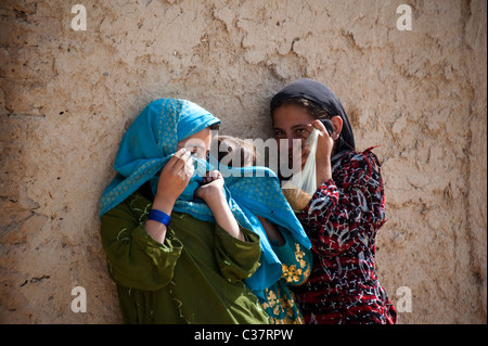 Junge Mädchen in Helmand, Afghanistan Stockfoto