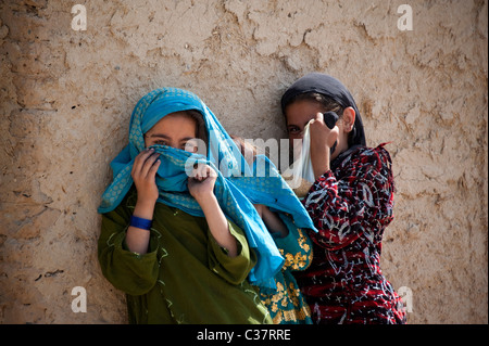 Junge Mädchen in Helmand, Afghanistan Stockfoto