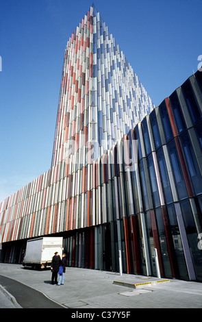 Westarkade Gebäude von der KfW IPEX-Bank im Rahmen des KfW-Campus in Bockenheim in der deutschen Stadt Frankfurt Am Main. Stockfoto