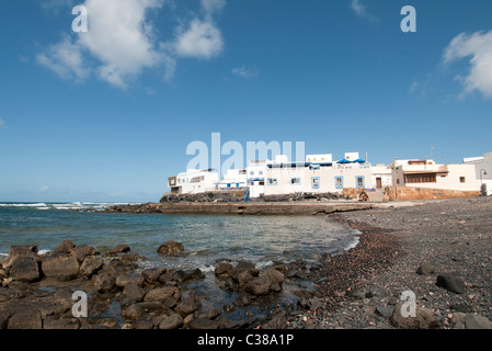 El Cotillo alten Hafen Fischerdorf Fuerteventura Kanarische Inseln Stockfoto