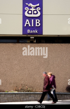 Ein Zweig der Allied Irish Bank, Roscommon, Irland Stockfoto