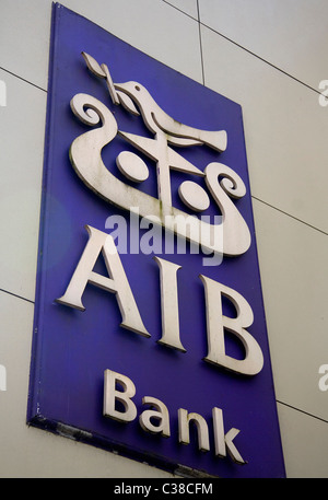 Ein Zweig der Allied Irish Bank, Roscommon, Irland Stockfoto