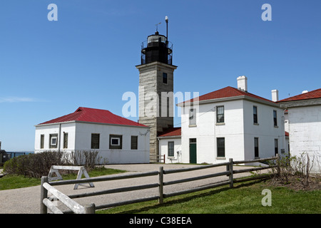Beavertail Leuchtturm, Jamestown, Rhode Island, USA Stockfoto