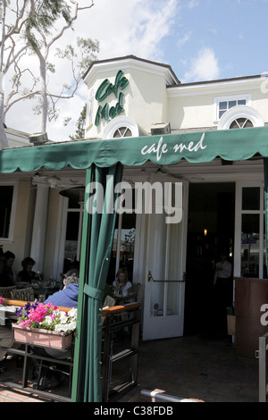 Atmosphäre Heidi Montag Amd Spencer Pratt mit Mittagessen im Cafe Med Los Angeles, Kalifornien - 08.04.09 Stockfoto