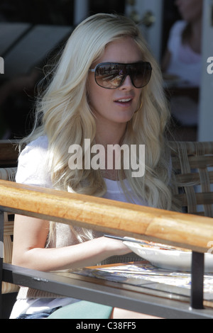 Heidi Montag Mittag im Cafe Med mit Spencer Pratt Los Angeles, Kalifornien - 08.04.09 Stockfoto