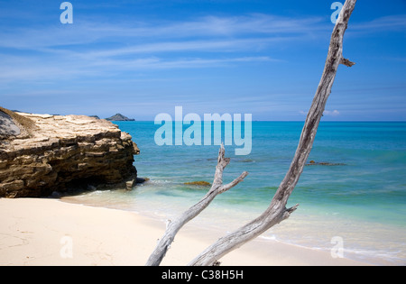 Runaway Beach auf der Insel Antigua Stockfoto