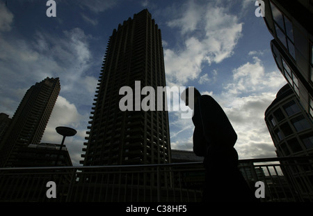 Das Barbican Centre in London. Stockfoto