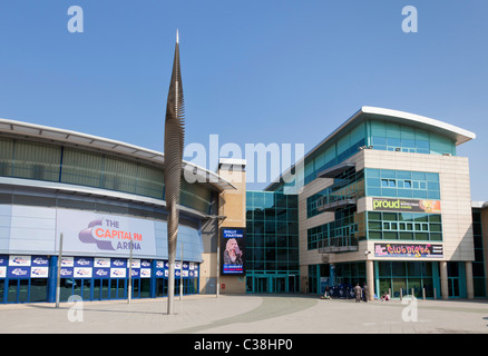 National Ice Center (NIC) oder Capital FM Arena Nottingham Stadtzentrum Nottinghamshire England GBUK EU Europa Stockfoto